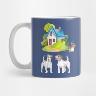 Jack Russell Terriers Home Mug